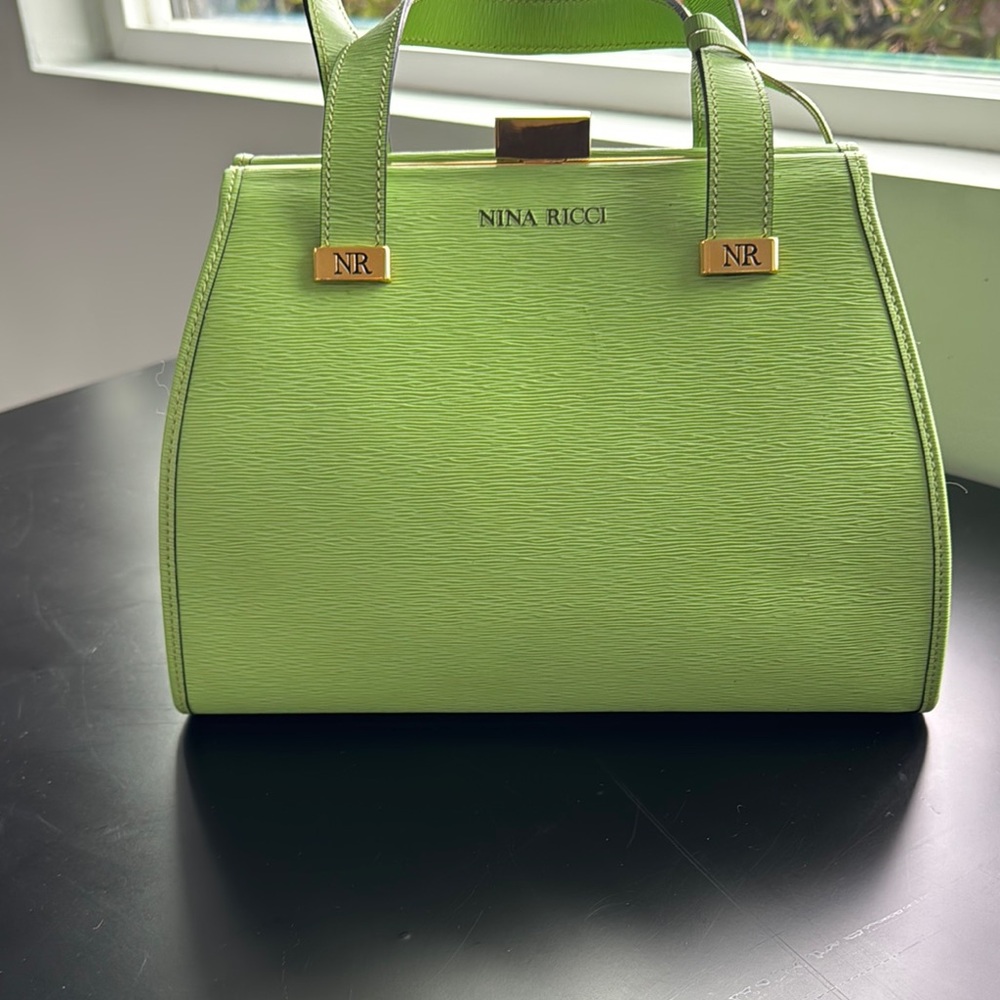 Nina Ricci Green Handbag